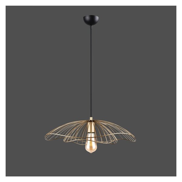 Závesné svietidlo v zlatej farbe Squid Lighting Root, výška 111 cm