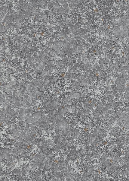 DIMEX | Vliesová tapeta na stenu 1030210V | 0,53 x 10,05 m | šedá, medená, metalická
