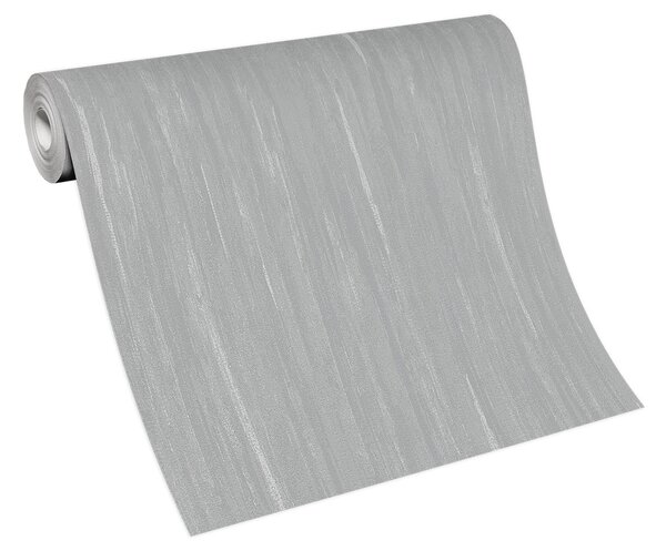 DIMEX | Vliesová tapeta na stenu WPE-901759 | 0,53 x 10,05 m | šedá, metalická
