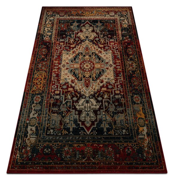 Koberec POLONIA ALHAMBRA Ornament rám, rubín