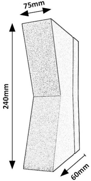 Rabalux 77066 - LED Vonkajšie nástenné svietidlo TEMSE LED/6W/230V IP65 antracit