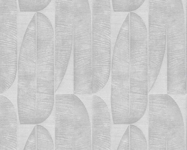 A.S. Création | Vliesová tapeta na stenu Stories of Life 39658-2 | 0,53 x 10,05 m | šedá