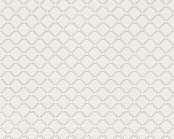 A.S. Création | Pretierateľná vliesová tapeta na stenu Meistervlies 5280-18 | 1,06 x 25 m | biela pretierateľná
