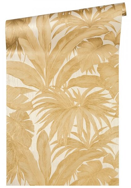 A.S. Création | Vliesová tapeta na stenu Versace 96240-4 | 0,70 x 10,05 m | biela, zlatá