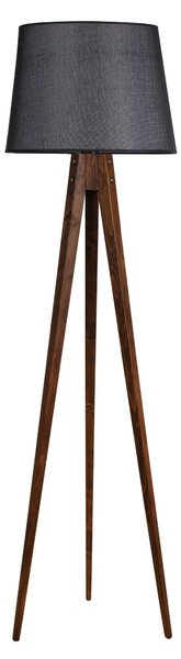 ASIR Stojacia lampa TRIPOD čierny orech