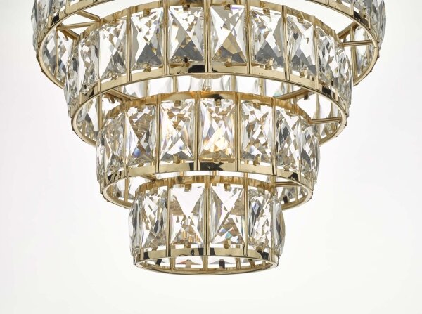 Där Lighting CER0135 - Luster na reťazi CERYS 1xE27/60W/230V zlatý