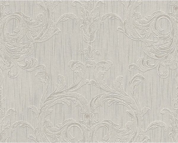 A.S. Création | Vliesová tapeta na stenu Tessuto II 96196-7 | 0,53 x 10,05 m | šedá