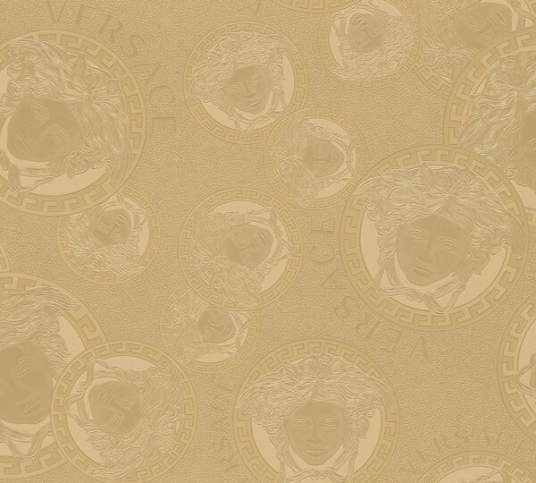 A.S. Création | Vliesová tapeta na stenu VERSACE 38461-1 | 0,70 x 10,05 m | metalická, šedá