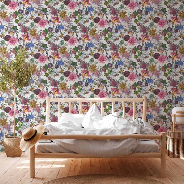 A.S. Création | Vliesová tapeta na stenu Dream Flowery 38175-4 | 0,53 x 10,05 m | viacfarebná