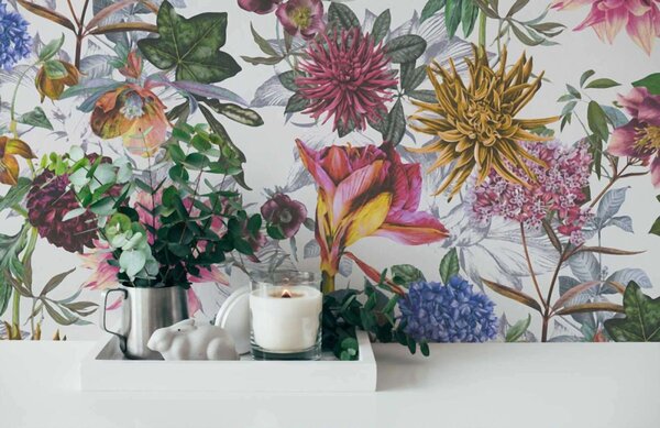 A.S. Création | Vliesová tapeta na stenu Dream Flowery 38175-4 | 0,53 x 10,05 m | viacfarebná