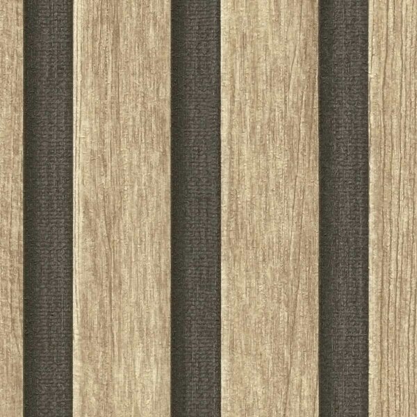 A.S. Création | Vliesová tapeta na stenu Elements 39109-1 | 0,53 x 10,05 m | béžová, hnedá, čierna