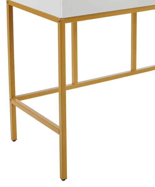 Dekorstudio Elegantný toaletný stolík s LED osvetlením LUMIERE GOLD