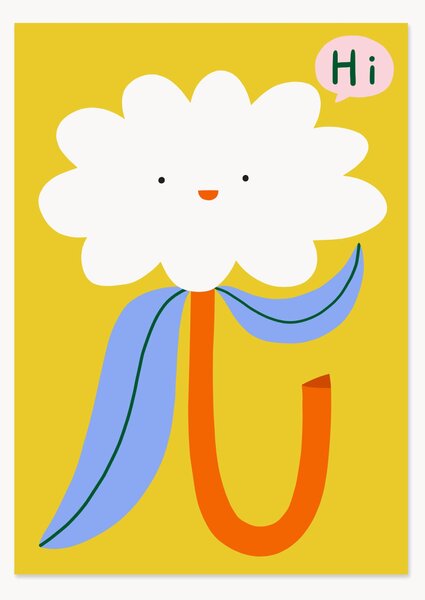 Plagát Hi Flower 01