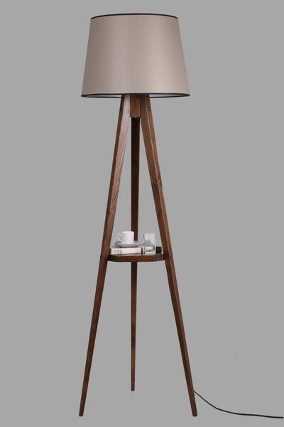 ASIR Stojacia lampa LAMBADER orech
