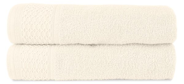 BAVLNENÉ UTERÁKY SOLANO SADA 2 KS 50X90 CM, 2 KS 70X140 CM VIACFAREBNÁ