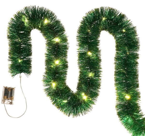 LED vianočná girlanda na stromček zelená