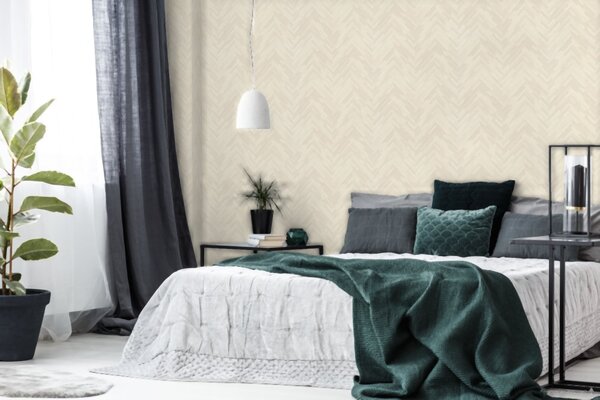 A.S. Création | Vliesová tapeta na stenu Versace 37051-5 | 0,70 x 10,05 m | krémová, metalická