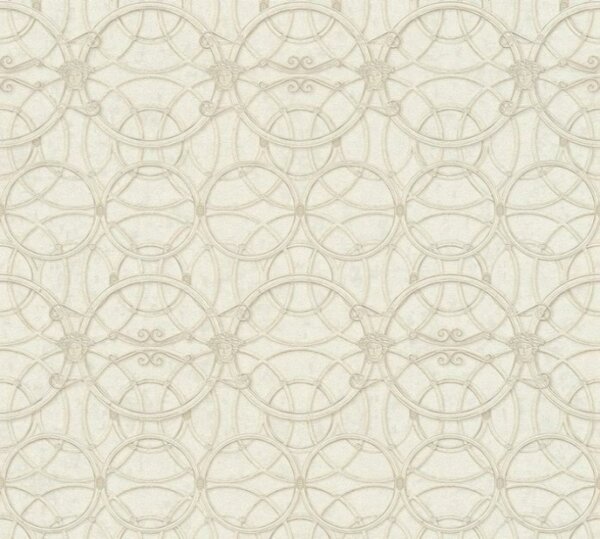 A.S. Création | Vliesová tapeta na stenu Versace 37049-3 | 0,70 x 10,05 m | krémová, béžová