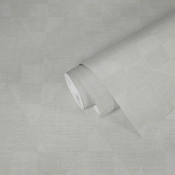 A.S. Création | Vliesová tapeta na stenu Titanium 3 38196-3 | 0,53 x 10,05 m | biela, krémová, metalická, šedá