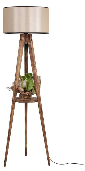 ASIR Stojacia lampa YANIK hnedá