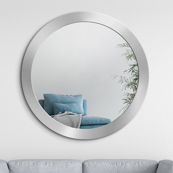 Zrkadlo Nordic Balde Silver o 90 cm