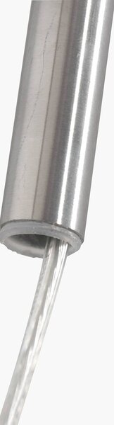Nástenné svetlo Sparkled Light 4403ST, oceľ/čierny nylon, E27, Hliník / sivá / zinok, Obývacia izba / jedáleň, kov, Moderný, Nástenné svietidlo