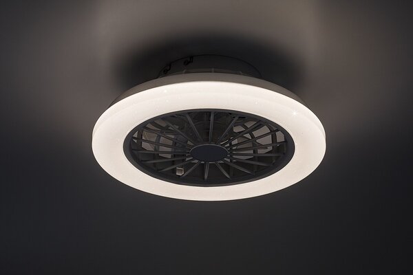 Rabalux 71348 LED ventilátor s osvetlením Dalfon | 24W integrovaný LED zdroj | 2200lm | 3000-6500K | diaľkové ovládanie | stmievač | biela
