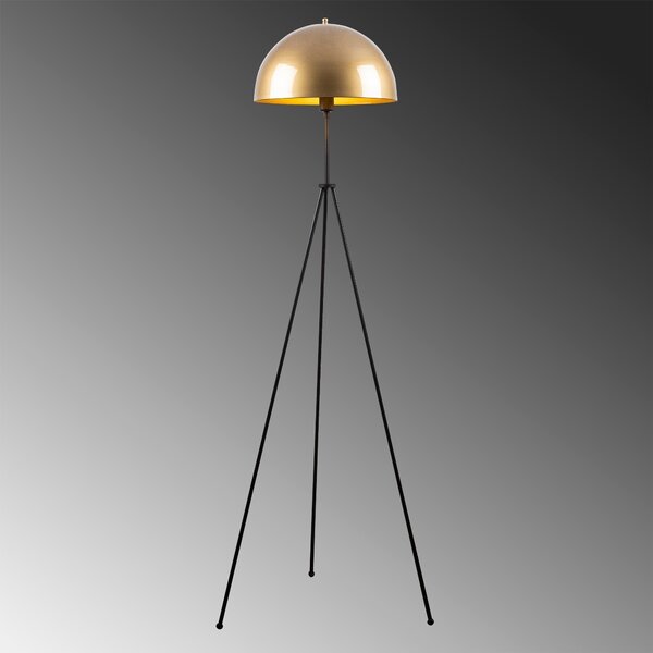 ASIR Stojacia lampa CAN zlatá čierna