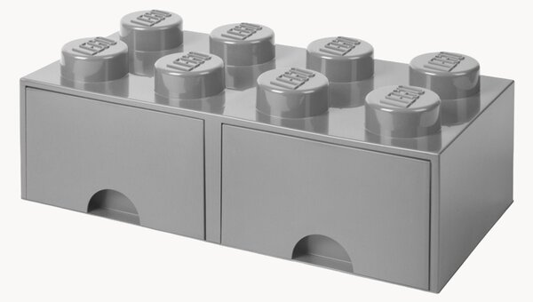 Úložná zásuvka LEGO s 8 gombíkmi Brick