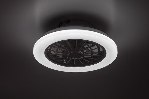 Rabalux 71348 LED ventilátor s osvetlením Dalfon | 24W integrovaný LED zdroj | 2200lm | 3000-6500K | diaľkové ovládanie | stmievač | biela