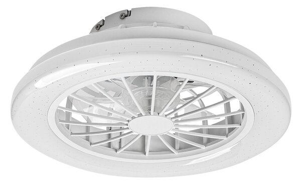 Rabalux 71348 LED ventilátor s osvetlením Dalfon | 24W integrovaný LED zdroj | 2200lm | 3000-6500K | diaľkové ovládanie | stmievač | biela