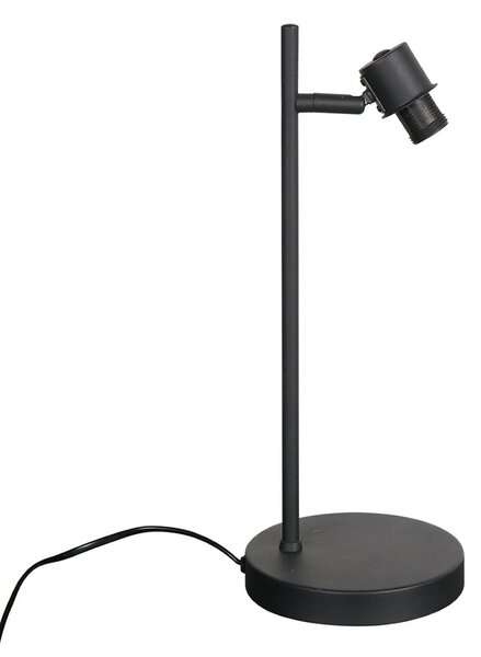 Stolová lampa Sumba, čierna, prírodný bambus/čierna, E14, Čierna, Obývacia izba / jedáleň, kov, Stojacie svietidlo