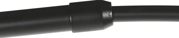 Anne Light Lukové svietidlo Curve, čierne, tienidlo na lampu z čierneho nylonu, Ø 60 cm, Čierna, Obývacia izba / jedáleň, kov, Moderný, Oblúková stojaca lampa