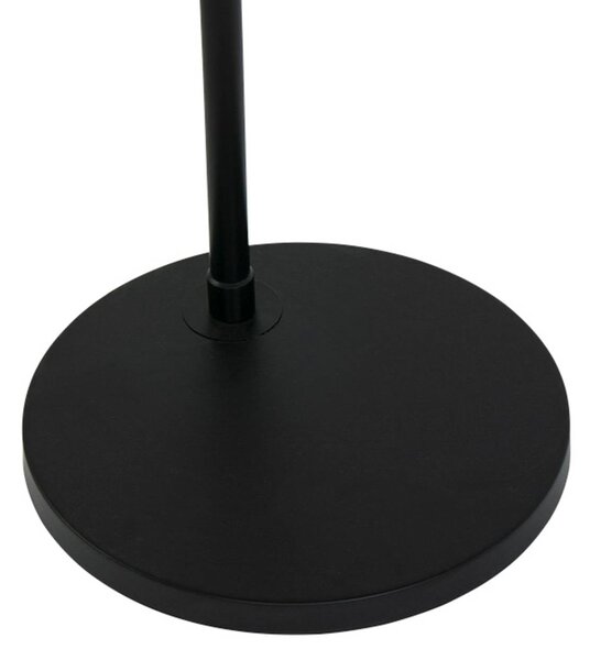 Steinhauer Stojacia lampa Sparkled Light s oblúkovým telom, čierna/krémový nylon, 240 cm, Čierna, Obývacia izba / jedáleň, kov, Moderný, Oblúková stojaca lampa
