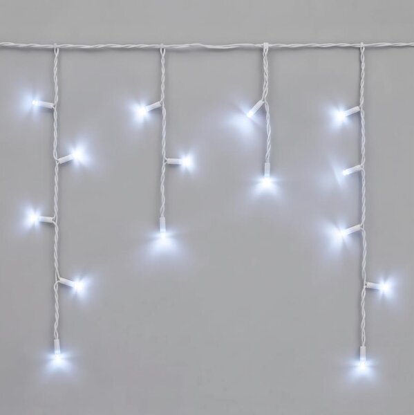 LED vonkajšia reťaz 50xLED/3x0,4m IP44 studená biela