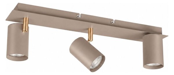 Kanlux 90782 - Bodové svietidlo EVALO 3xGU10/10W/230V béžová/zlatá