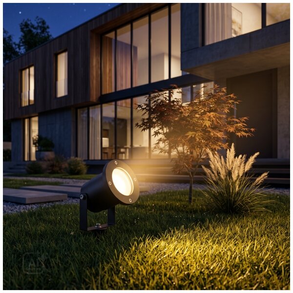 BRILAGI - Vonkajšie svietidlo TERRA 1xGU10/50W/230V IP65 čierne