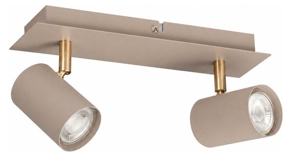 Kanlux 90781 - Bodové svietidlo EVALO 2xGU10/10W/230V béžová/zlatá