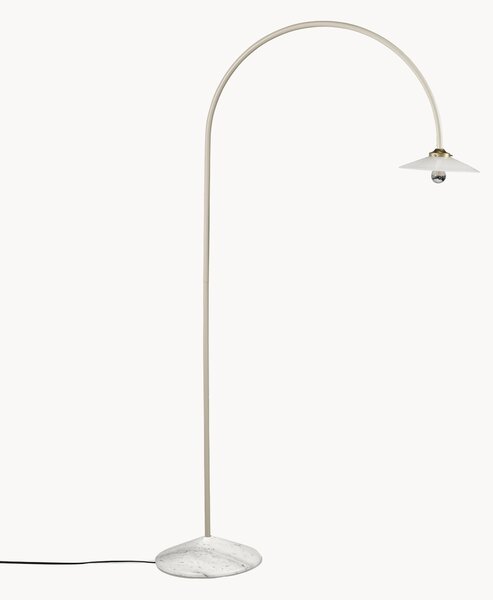 Ručne vyrobená oblúková lampa's mramorovým podstavcom Moou