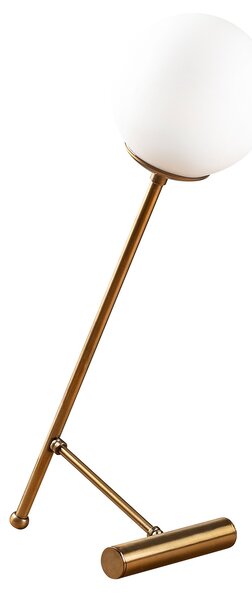 ASIR Stolná lampa GOLF zlatá biela