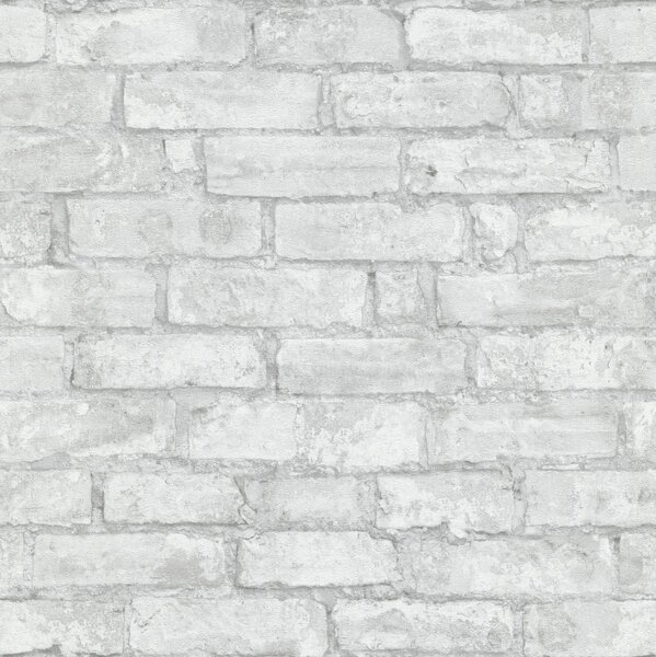 DIMEX | Vliesová tapeta na stenu WPE-901094 | 0,53 x 10,05 m | biela, šedá