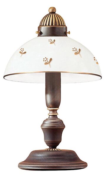 Kolarz 731.73.170 - Stolná lampa NONNA 1xE27/75W/230V, kvetinový vzor, ružové zlato