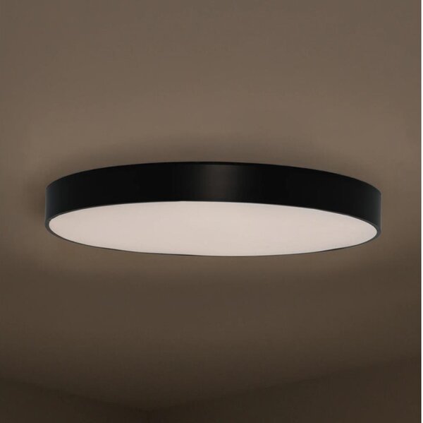 LED stropné svietidlo LED/135W/230V 3000/4000/6500K priemer 80 cm čierne
