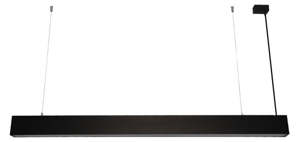 LED luster na lanku LED/55W/230V 3000/4000/6500K 120 cm čierna