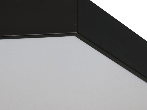 LED stropné svietidlo LED/135W/230V 3000/4000/6500K priemer 80 cm čierne