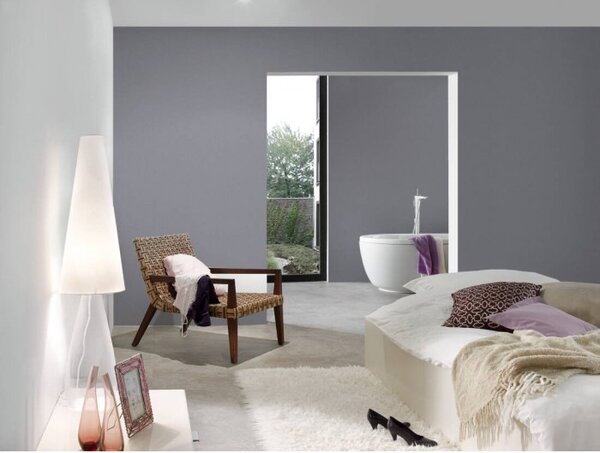 A.S. Création | Vliesová tapeta na stenu Trendwall 37272-5 | 0,53 x 10,05 m | šedá