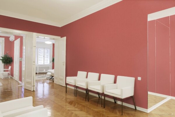 A.S. Création | Vliesová tapeta na stenu New Walls 37430-9 | 0,53 x 10,05 m | červená