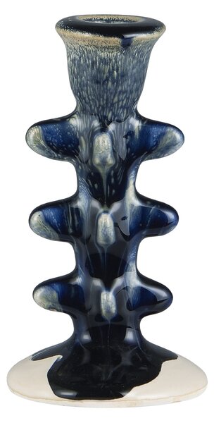 Keramický svietnik Avignon Rustic Blue