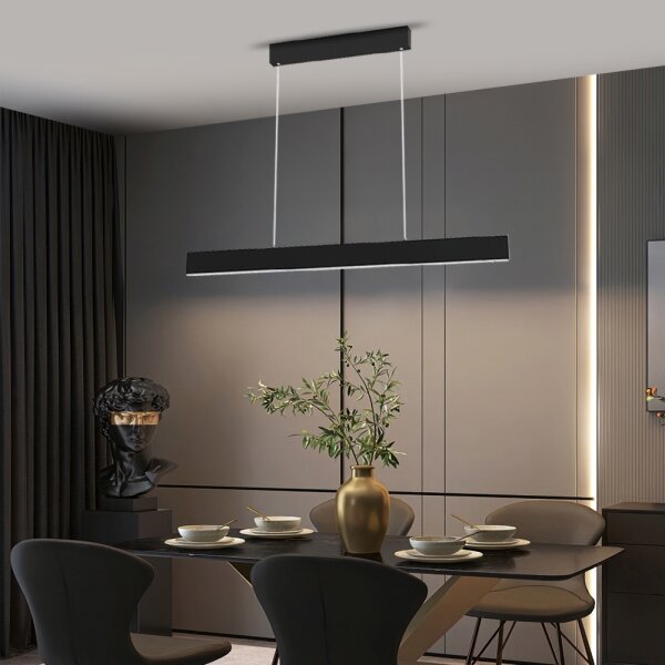 Immax NEO 07076L - LED Stmievateľný luster na lanku čierna LISTON LED/18W/230V + DO