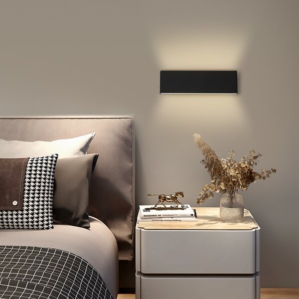 Immax NEO 07086L - LED Stmievateľné nástenné svietidlo LISTON LED/8W/230V čierna+DO